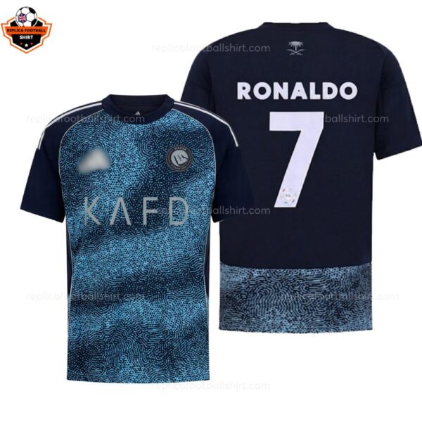 Al Nassr Away Men Replica Football Shirt 2025-26 RONALDO 7 Printed
