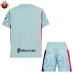 AC Milan Turquoise Goalkeeper Kid Replica Football Kit 2025/26