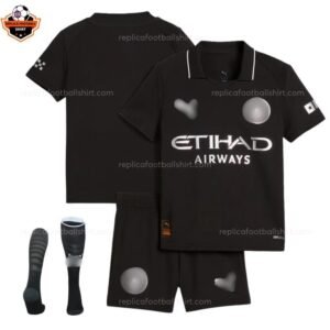 RFS Blur Manchester City Away Kid Replica Football Kit 2025_26