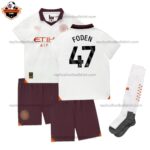 Manchester City Away Kid Replica Football Kit 23/24 FODEN 47 Printed