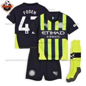 RFS Blur Manchester City Away Kid Replica Football Kit 24_25 FODEN 47