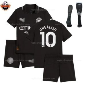 RFS Blur Manchester City Away Kid Replica Football Kit 25_26 GREALISH 10