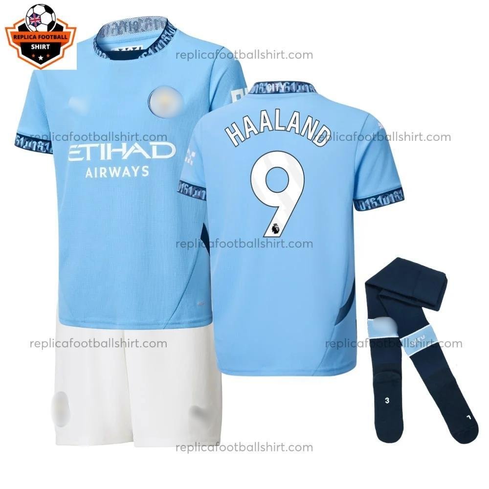 RFS Blur Manchester City HAALAND 9 Home For Men and Kid Replica Football Kit 2024_25