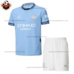 Manchester City Home For Men and Kid Replica Football Kit 2024/25