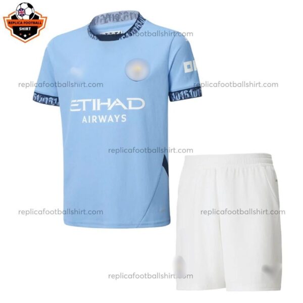 Manchester City Home For Men and Kid Replica Football Kit 2024/25