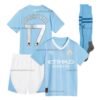 RFS Blur Manchester City Home Kid Replica Football Kit 2023_24 DE BRUYNE 17