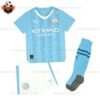 RFS Blur Manchester City Home Kid Replica Football Kit 23_24