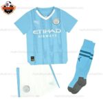 Manchester City Home Kid Replica Football Kit 23/24