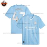 Manchester City Home Men Replica Football Shirt 23/24 FODEN 47 Printed