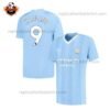 RFS Blur Manchester City Home Men Replica Football Shirt 23_24 HAALAND 9