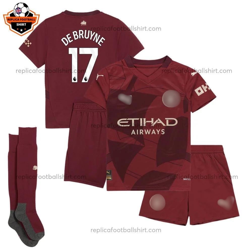 RFS Blur Manchester City Third Kid Replica Football Kit 2024_25 DE BRUYNE 17