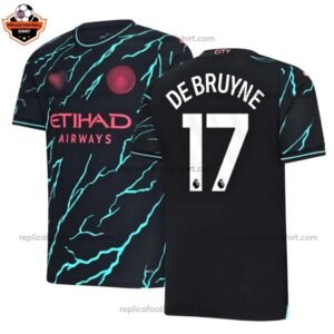 RFS Blur Manchester City Third Men Replica Football Shirt 23_24 DE BRUYNE 17