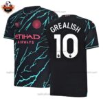 Man City 23/24 Third Men Replica Shirt Grealish 10 Printed
