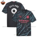Manchester City Third Men Replica Football Shirt 23/24 HAALAND 9 Printed