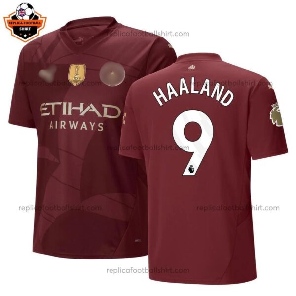 Manchester City Third Men Replica Football Shirt 24/25 HAALAND 9 Printed
