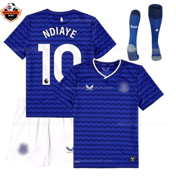 RFS Everton NDIAYE 10 Home Kid Replica Football Kit 2025_26 - with socks