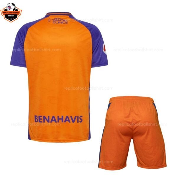 RFS Malaga Third Kids Football Kit 2025_26-back view