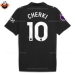 Manchester City Away Men Replica Football Shirt 25/26 CHERKI 10 Printed