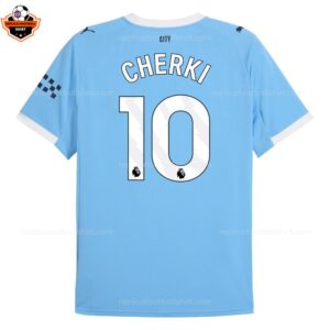 RFS Man City CHERKI 10 Home Men Football Shirt 25_26 - Back View