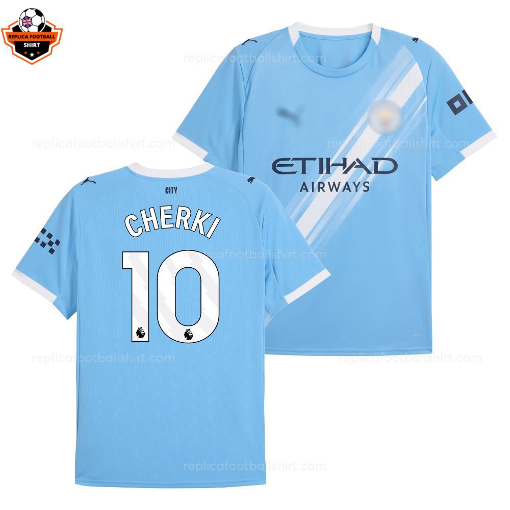 RFS Man City CHERKI 10 Home Men Football Shirt 25_26 - Over View