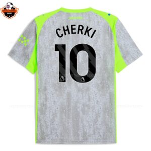 RFS Man City CHERKI 10 Third Men Football Shirt 25_26 - Back View