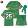 RFS Manchester City DONNARUMA 25 Green Goalkeeper Kids Kit 2025_26