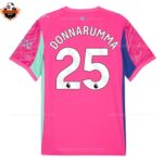 Manchester City Pink Goalkeeper Men Replica Football Shirt 2025/26 DONNARUMMA 25 Printed