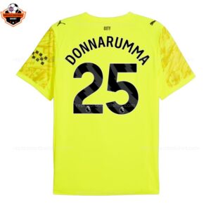 RFS Manchester City DONNARUMA 25 Yellow Goalkeeper Men Shirt 2025_26 (2)