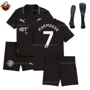 RFS Manchester City MARMOUSH 7 Away Kid Replica Football Kit 25_26 with socks