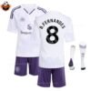 RFS Manchester United B.FERNANDES 8 Away Kid Replica Football Kit 25_26 - with socks
