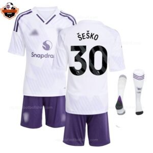 RFS Manchester United ŠEŠKO 30 Away Kid Replica Football Kit 25_26 - with socks