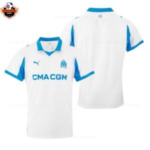 RFS Olympique Marseille Home Men Football Shirt 2025_26-over view