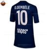 RFS PSG O.DEMBÉLÉ 10 Home Men Football Shirt 25_26-back view
