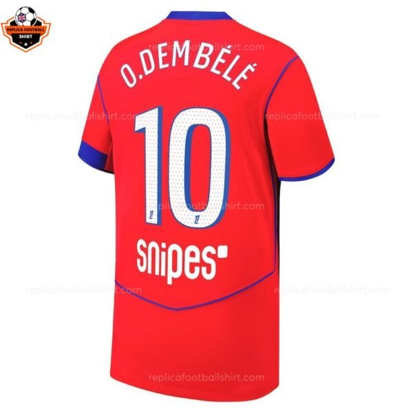 RFS PSG O.DEMBÉLÉ 10 Third Men Football Shirt 25_26-back view