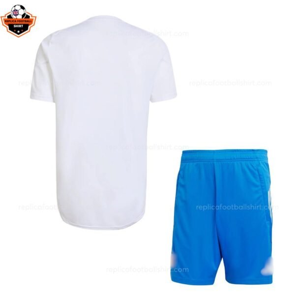 RFS Real Madrid White Blue Training Kids Football Kit 25_26-back view