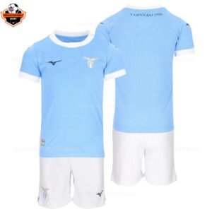 RFS SS Lazio Home Kids Football Kit 2025_26-over view