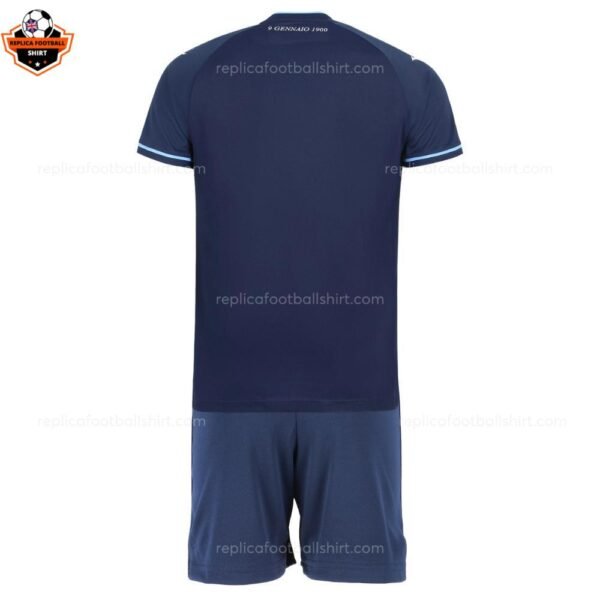 RFS SS Lazio Third Kids Football Kit 2025_26-back view