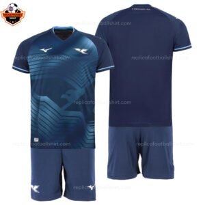 RFS SS Lazio Third Kids Football Kit 2025_26-over view