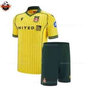 Wrexham Away Kid Replica Football Kit 2025-26