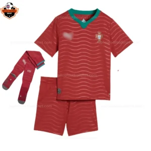Portugal Home World Cup 2026 Kid  Replica Football Kit