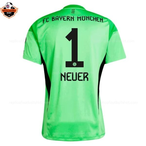 RFS Bayern Munich NEUER 1 Goalkeeper Men Football Shirt 2025_26 - back view