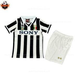 RFS Retro Juventus Home Kids Football Kit 1995_96