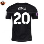 Tottenham Hotspur Away Men Replica Football Shirt 2025/26 KUDUS 20 Printed
