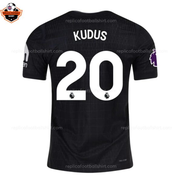 Tottenham Hotspur Away Men Replica Football Shirt 2025/26 KUDUS 20 Printed