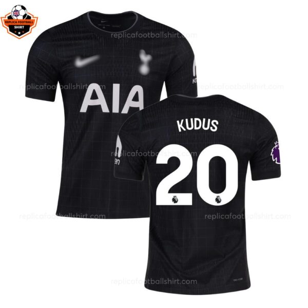 Tottenham Hotspur Away Men Replica Football Shirt 2025/26 KUDUS 20 Printed