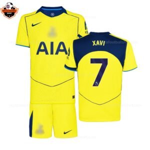 RFS Tottenham Hotspur Third Kids Football Kit 25_26 - XAVI 7 - over view