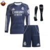 RFS real madrid away Kids Kit 2025_26 Long Sleeve
