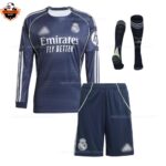 Real Madrid Away Kid Replica Football Kit Long sleeve 2025/26