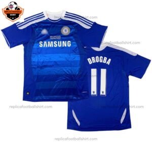Retro Chelsea Drogba 11 Final Munich Home Men Replica Shirt 11/12 - overview