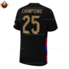 England Away CHAMPIONS 25 Men Replica Football Shirt 2025/26 Printed - Back view - Blur